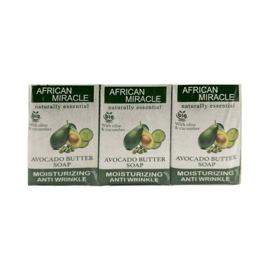 African Miracle Naturally essential Avocado butter Soap 200g 1 bar