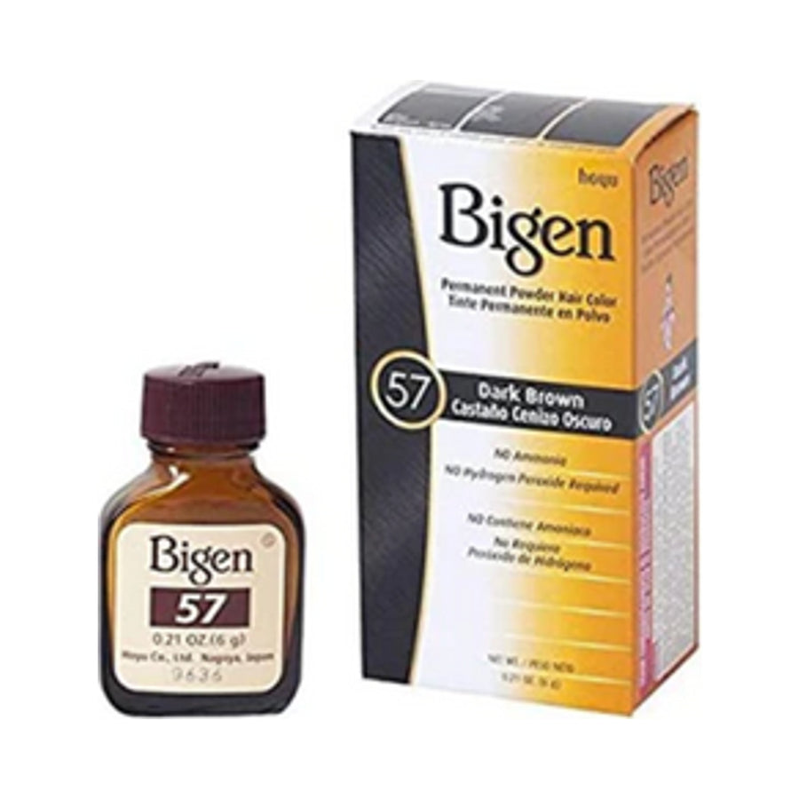 Bigen Hair Color Dark Brown #57 0.21 oz / 6g