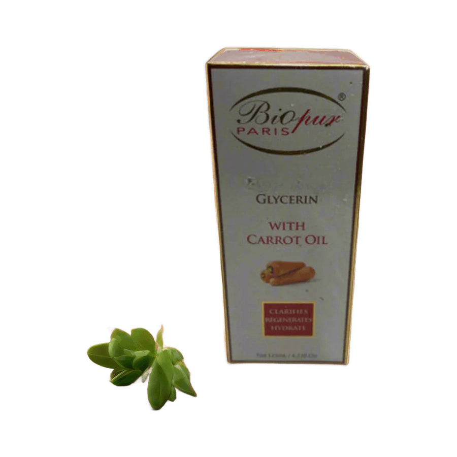 Biopur Paris Glycerin with Carrot Oil 125 ml/ 4.2 fl oz