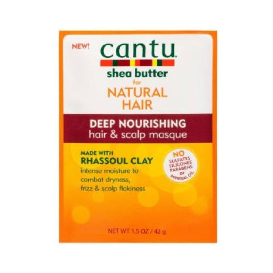 Cantu Shea Butter for Natural Hair Rhassoul Clay Deep Nourishing Masque Packet 1.5oz each