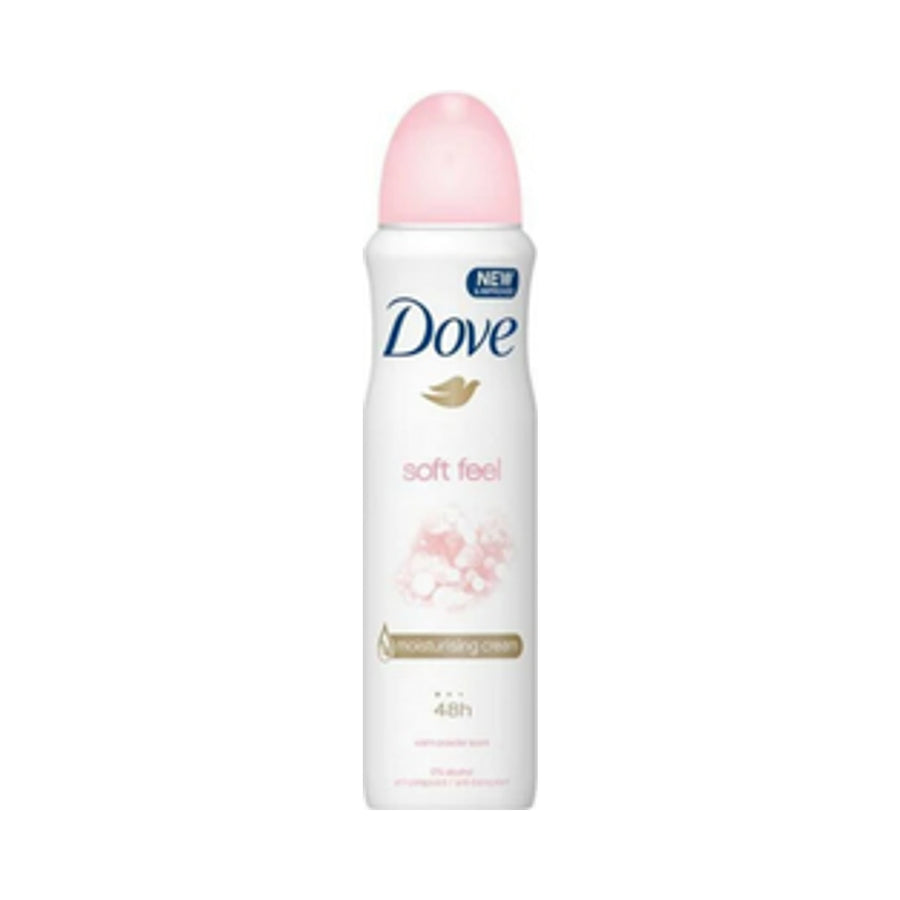 Dove Soft Feel Spray Deodorant Warm Powder Scent 150ml