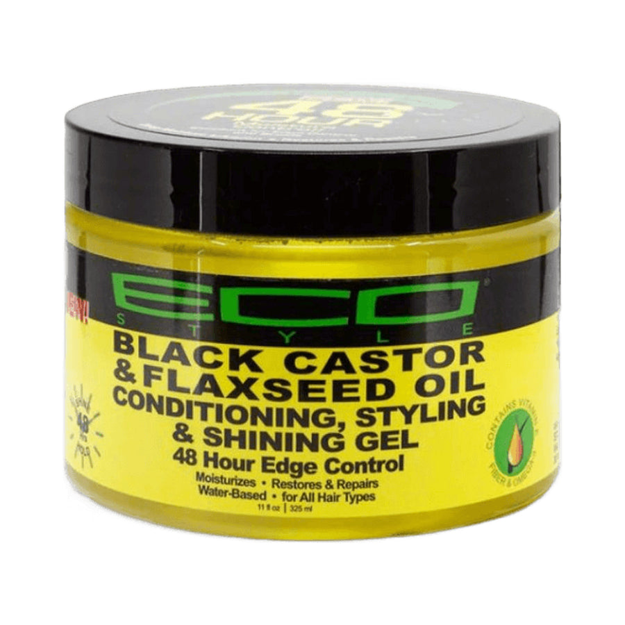 Eco Styler Black Castor And Flaxseed Oil Conditioning Styling And Shining Gel 8 Oz