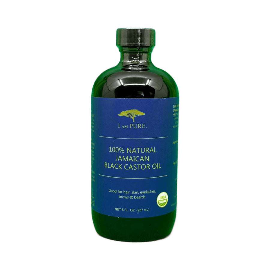 I Am Pure 100% Natural Jamaican Black Castor Oil 8oz