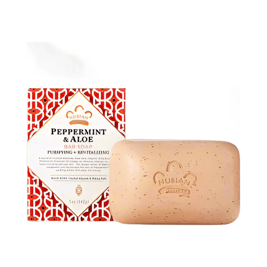 Nubian Heritage Peppermint & Aloe Bar Soap 5 oz