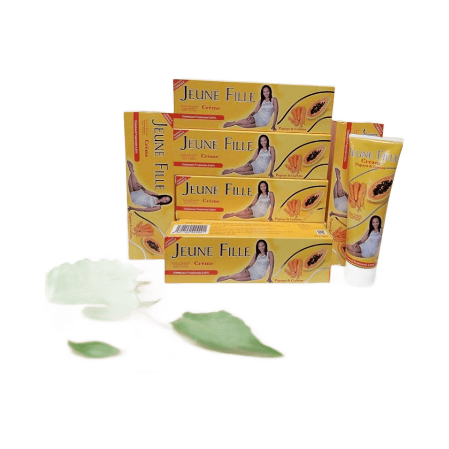 Pack Of 10 Jeune Fille Fast Action Papaya & Carrot Cream