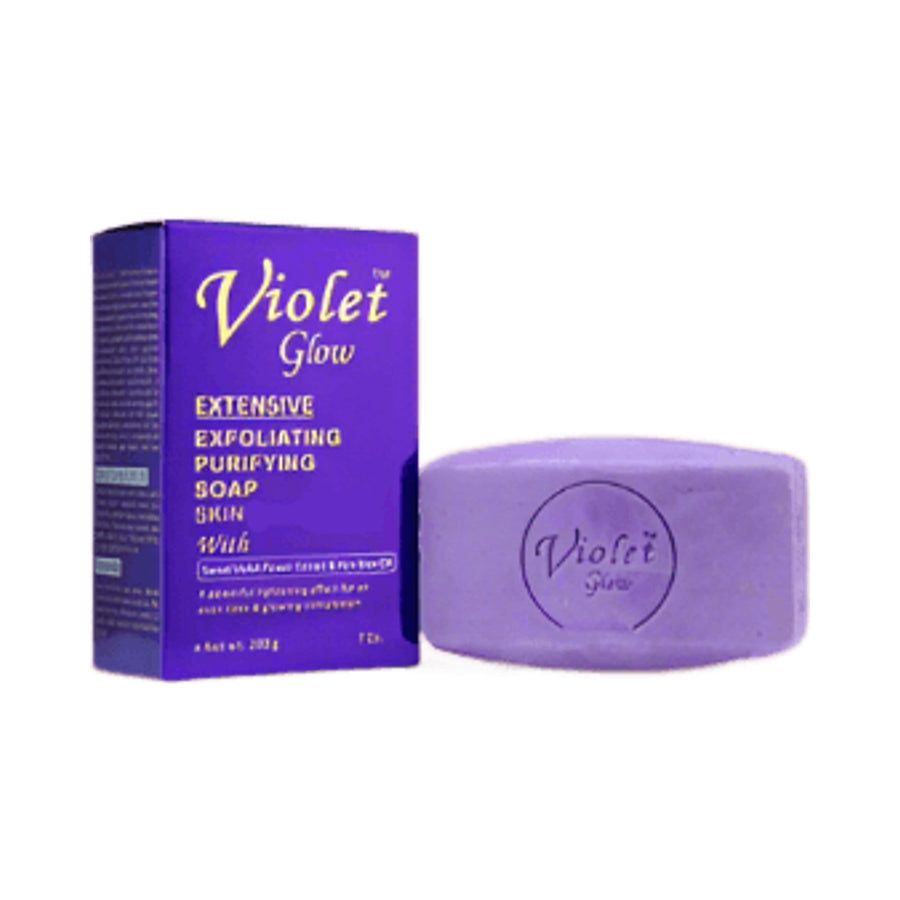 Violet Glow Extensive Exfoliating Purifying Soap 7 oz