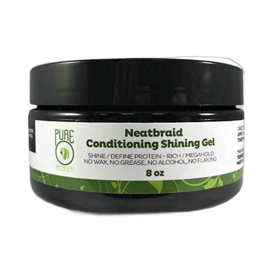 Pure O Neatbraid Conditioning Shining Gel 8 Oz