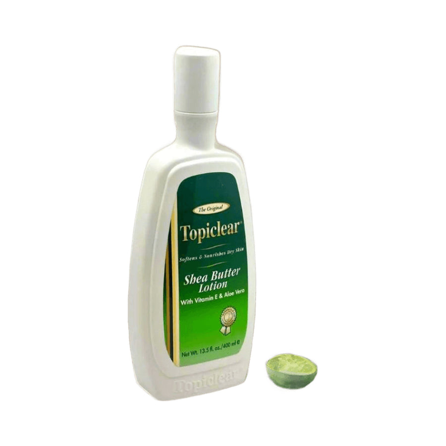 TOPICLEAR Shea Butter Lotion w/ Vit E & Aloe Vera 14 oz