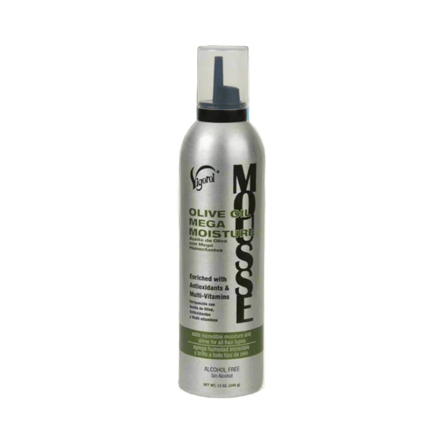 Vigorol Mousse Olive Oil Mega Moisture 12 oz