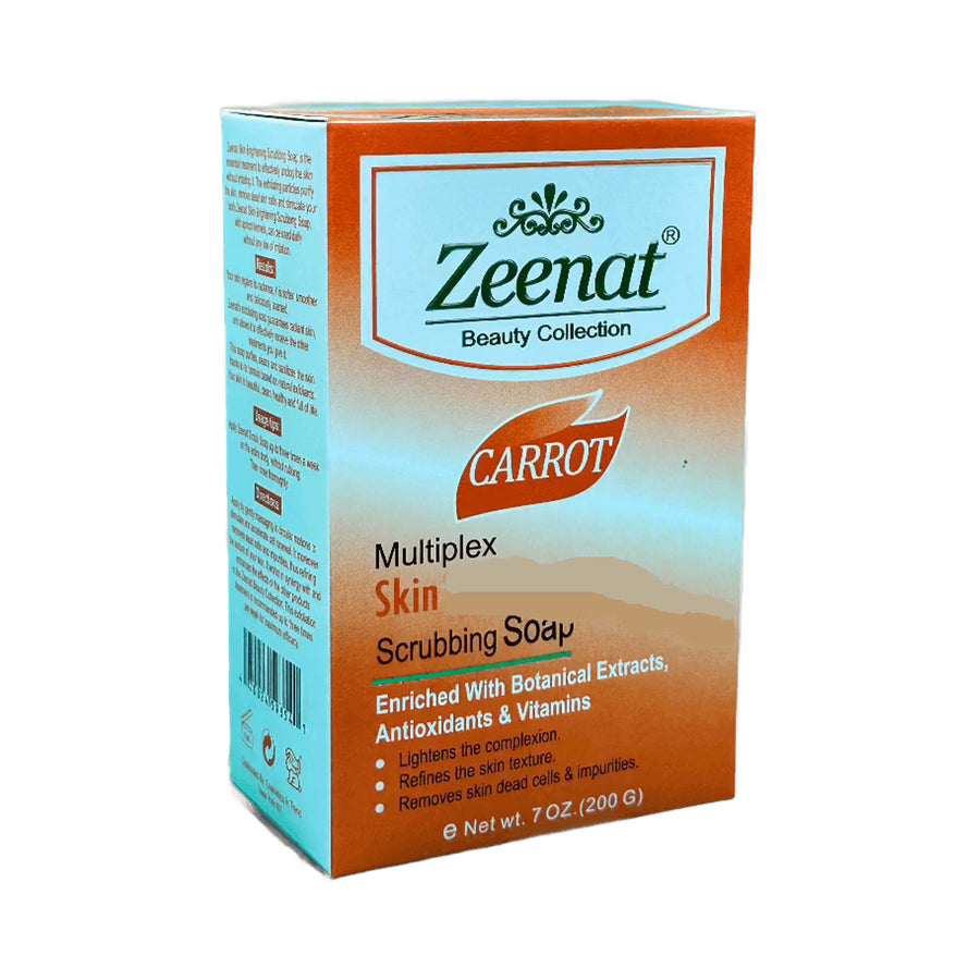 Zeenat Carrot Multiplex Scrubbing Soap 200g / 7oz