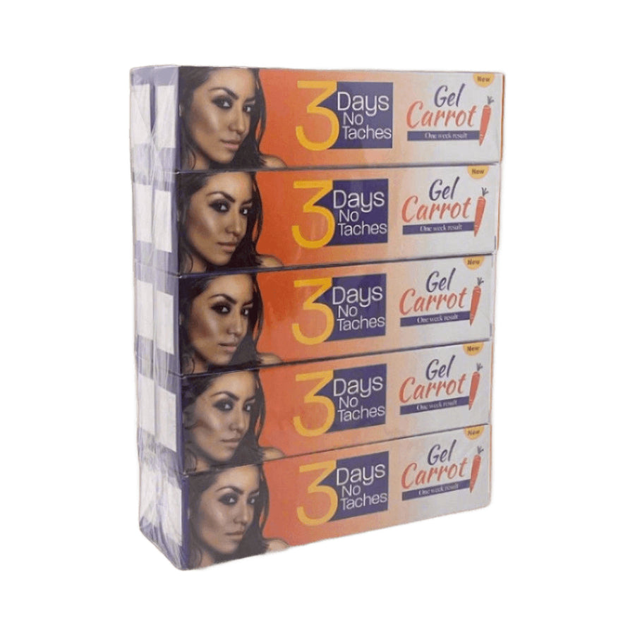 3 Days No Taches Gel Carrot pack of 10
