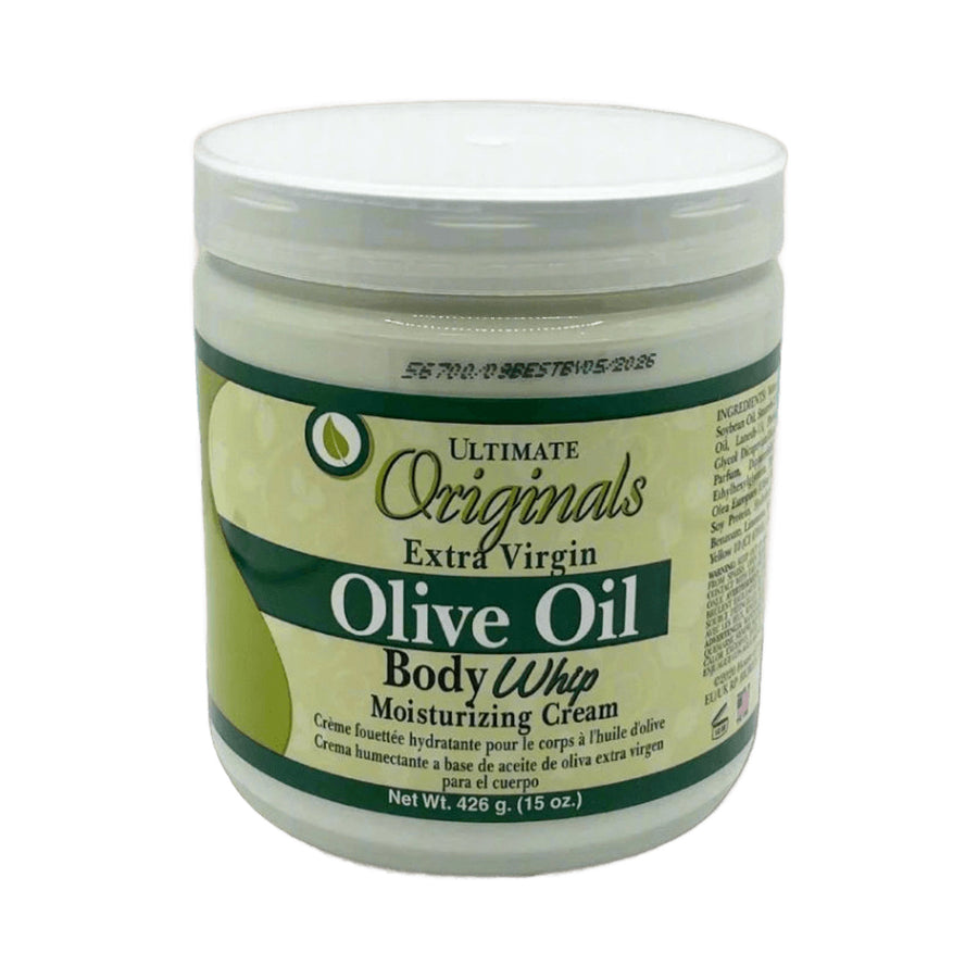 Africa's Best Ultimate Originals Extra-Virgin Olive Oil Body Whip Cream 15 Oz