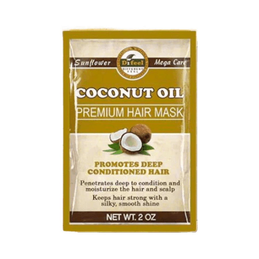 Difeel Premium Deep Conditioning Hair Mask - Coconut Oil 1.75oz