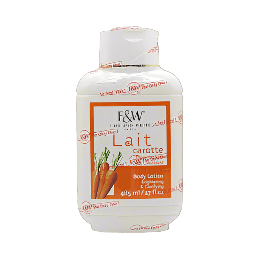 Fair And White Lait Carotte Eclaircissant Et Unifiant Carrot Body Lotion 485ml