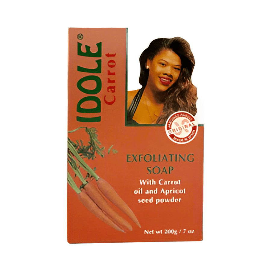 Idole Carrot Exfoliating Soap With Carrot Oil  125g - 3 Pack
