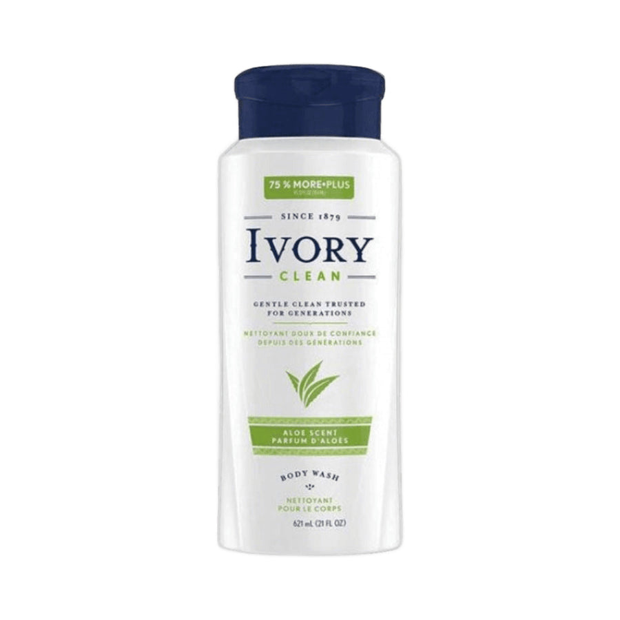 Ivory Scented Body Wash, Aloe 21 oz