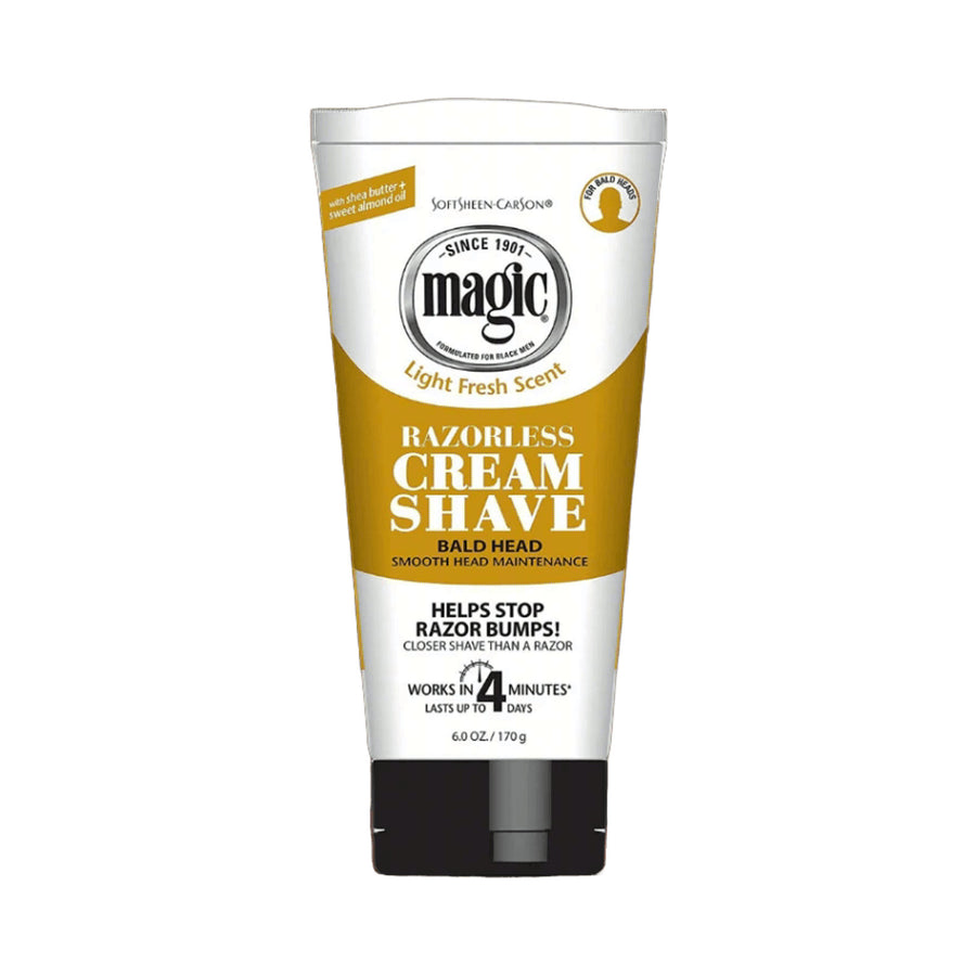 Magic Razorless Cream Shave Smooth 6 oz