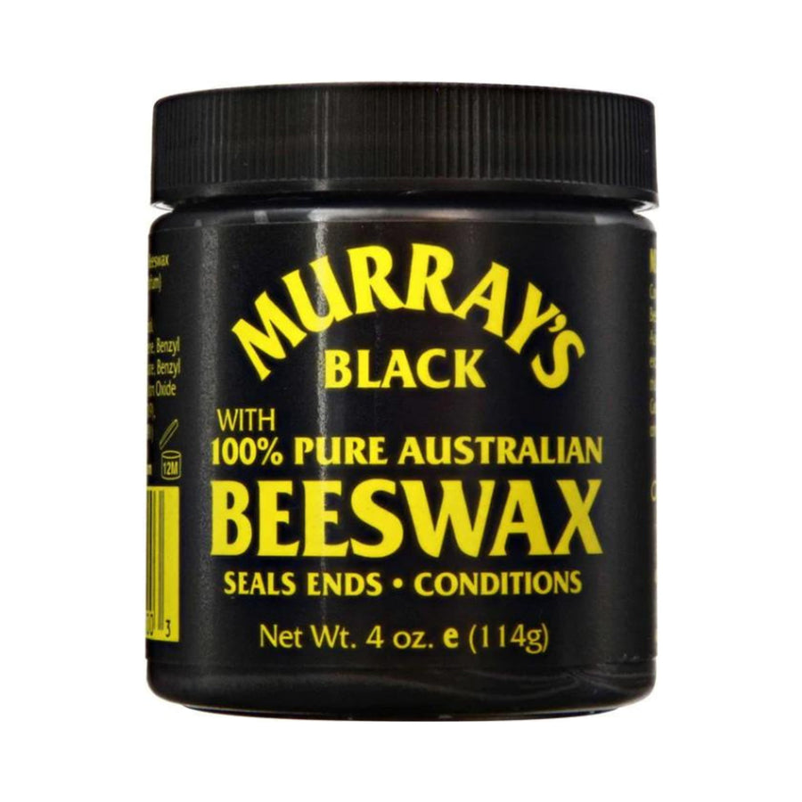 Murray's Bees Wax Black 3.5 oz jar
