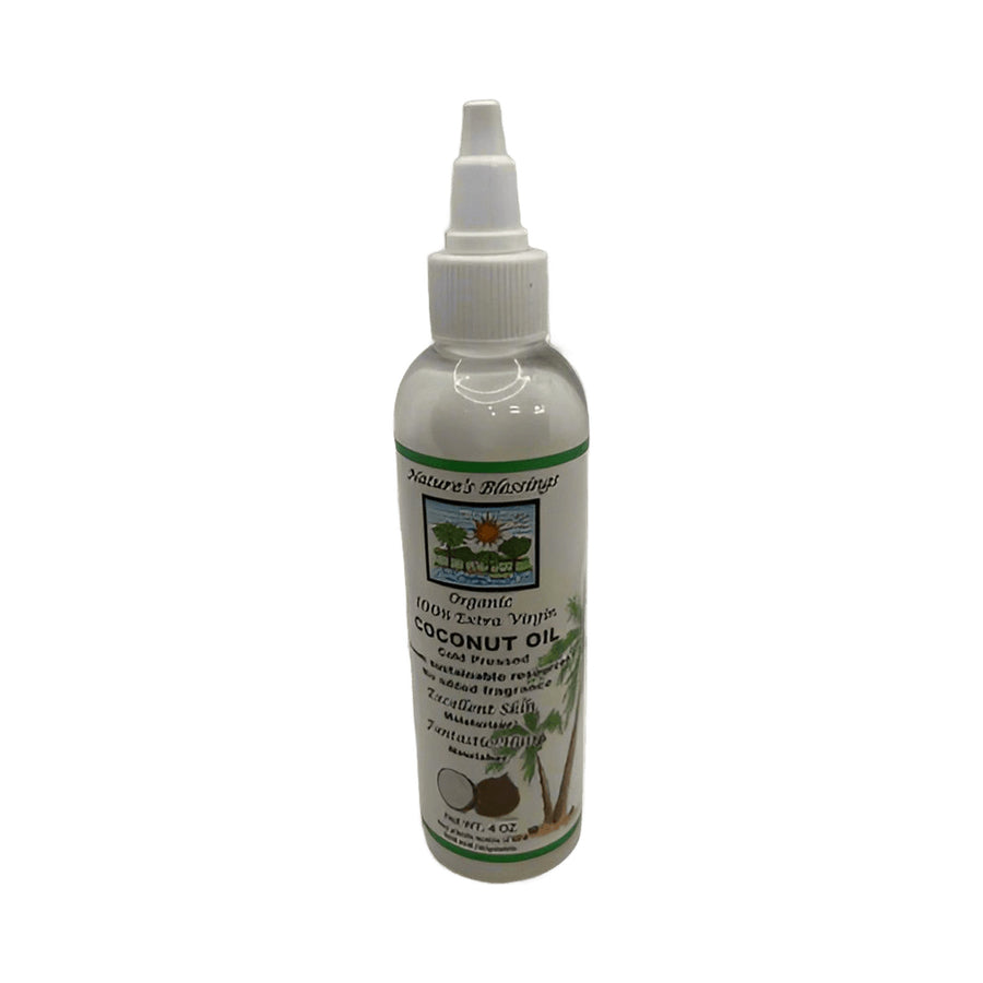 Nature's Blessings Virgin Cold Pressed Coconut Oil 4 Oz