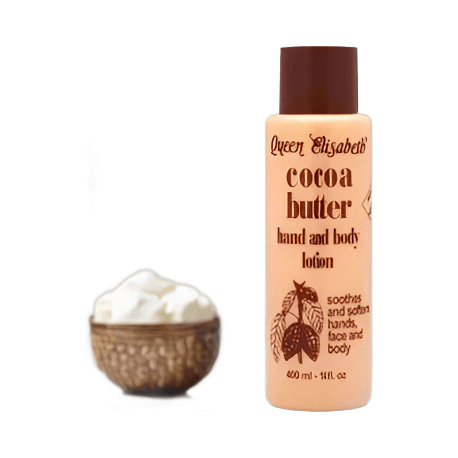Queen Elisabeth Cocoa Butter Hand and Body Lotion 14 oz