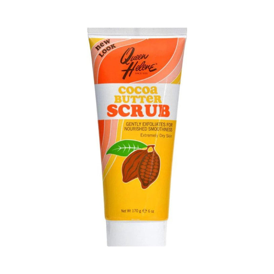 QUEEN HELENE Natural Facial Scrub, Soothing Cocoa Butter 6 oz