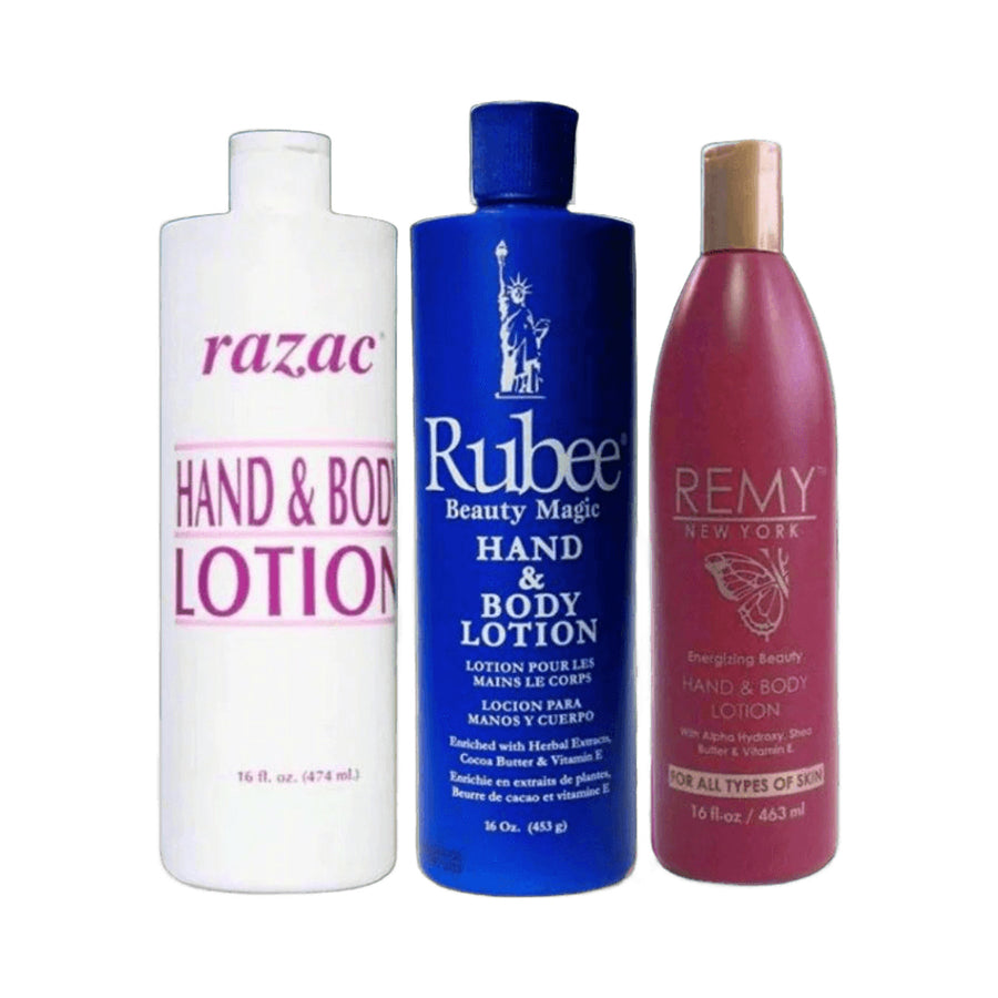 Razac, Rubee & Remy Lotion's 3 Combo Set 16oz each