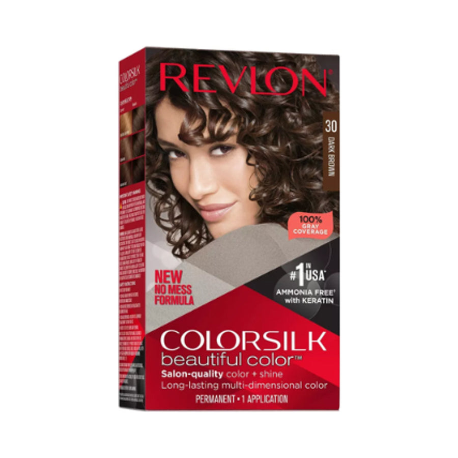 Revlon Colorsilk Hair Dye, 30 Dark Brown