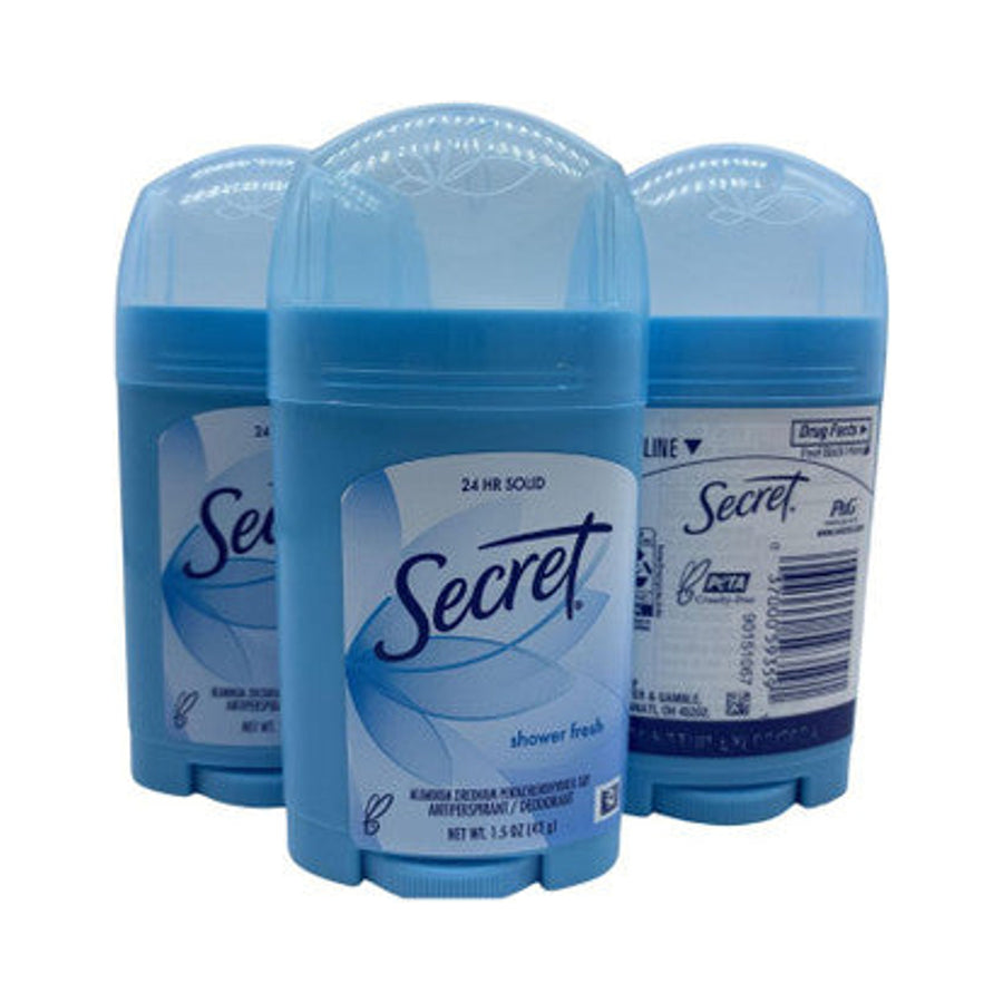 Secret shower fresh antiperspirant 24 hour solid 1.5 oz