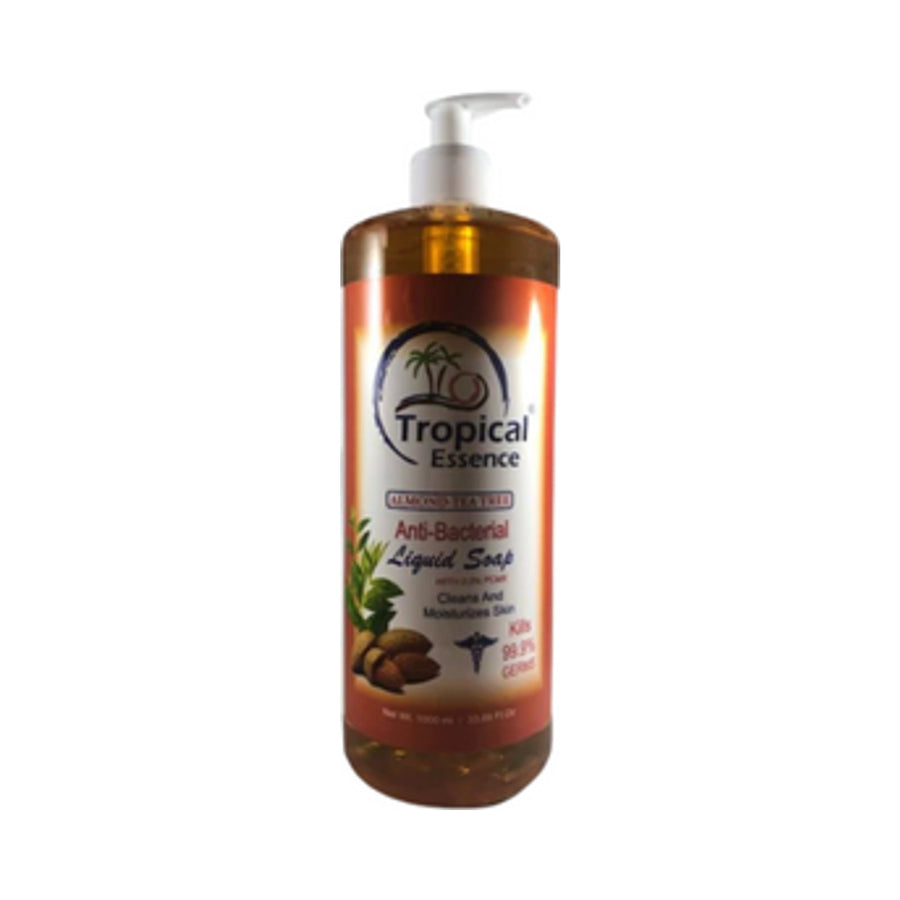 Tropical Essence Anti-Bacterial Liquid Soap Almond-Tea Tree | 33.89oz