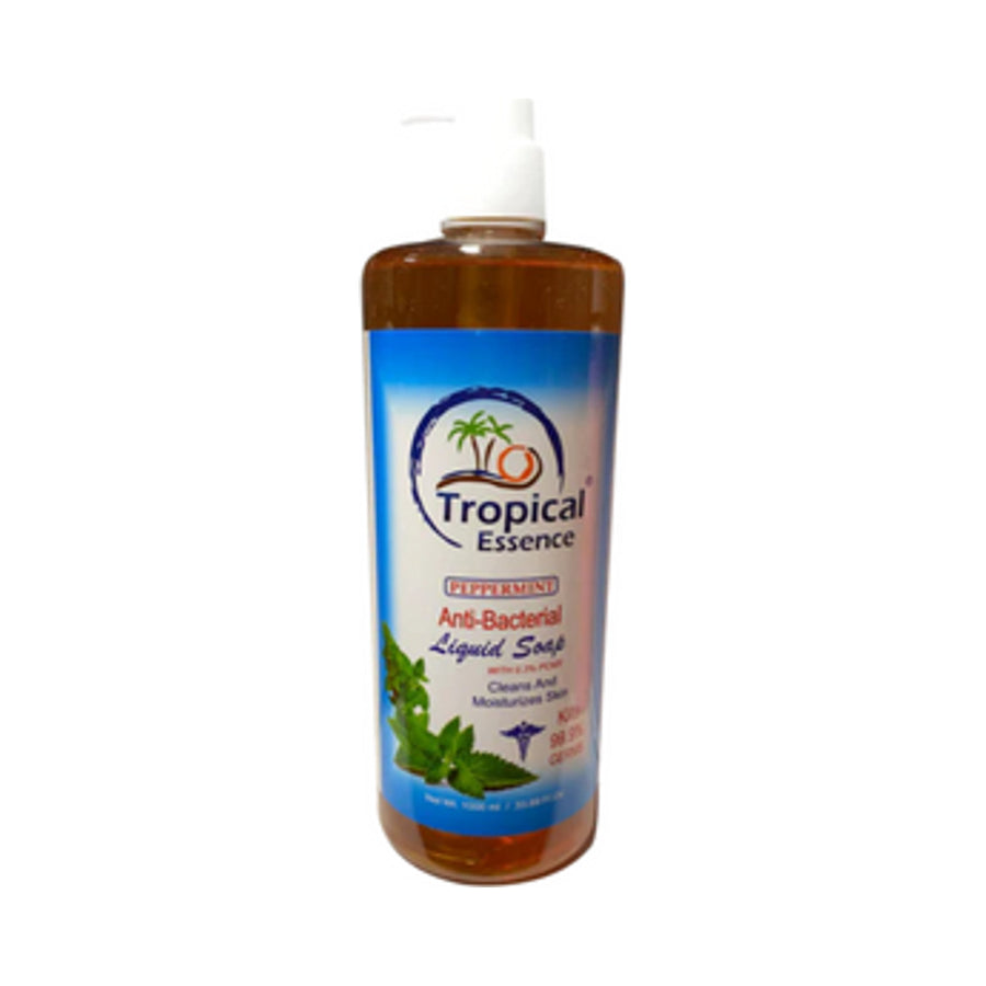 Tropical Essence Peppermint Anti-Bacterial Liquid Soap 1000ml | 36oz